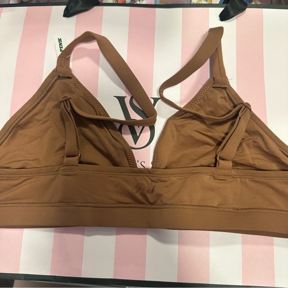 Victoria’s Secret PINK Powder Puff Cotton Triangle Bralette - Picture 6 of 7
